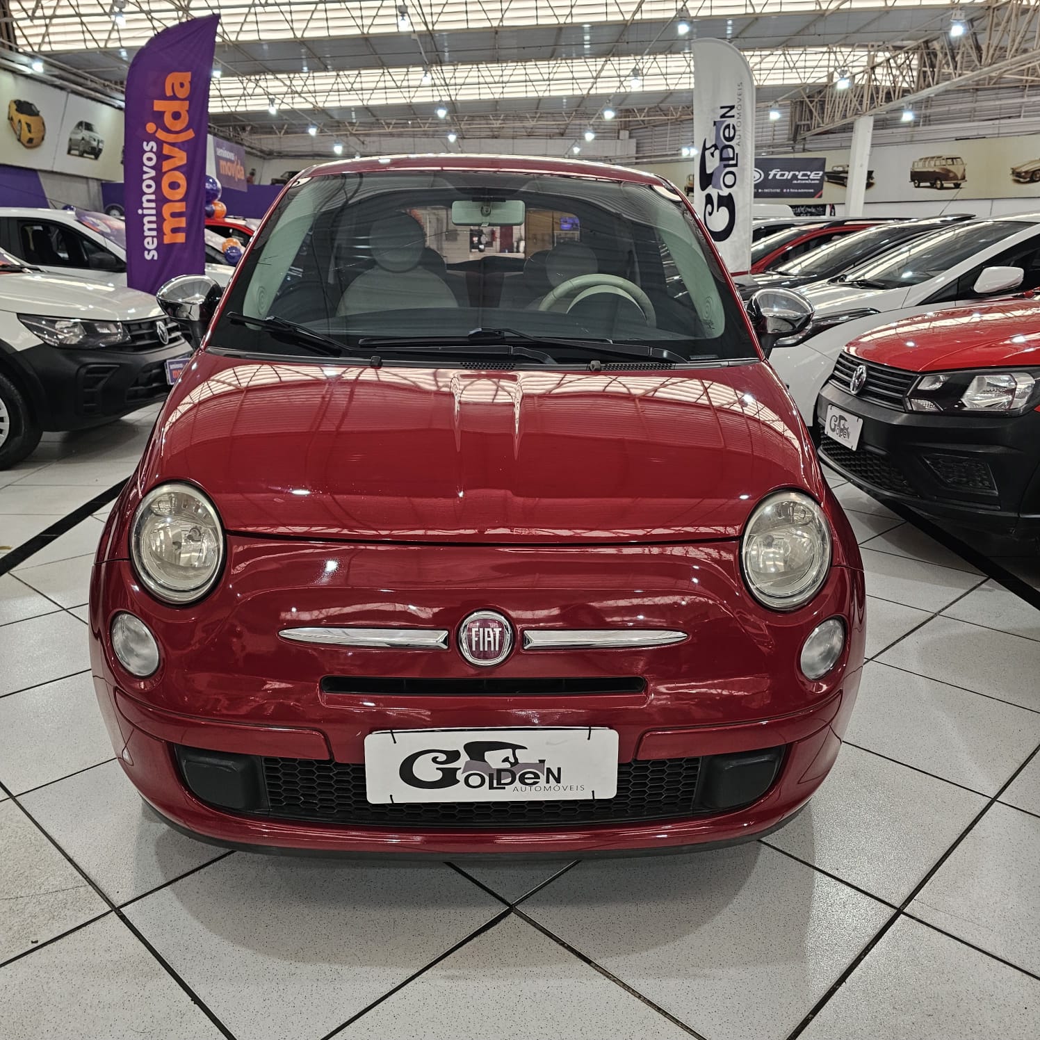 Fiat 500 Cult 1.4 Flex 8V EVO Dualogic - foto 2